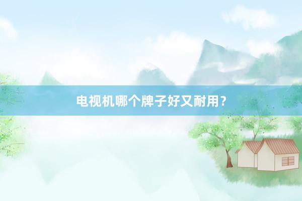 电视机哪个牌子好又耐用？